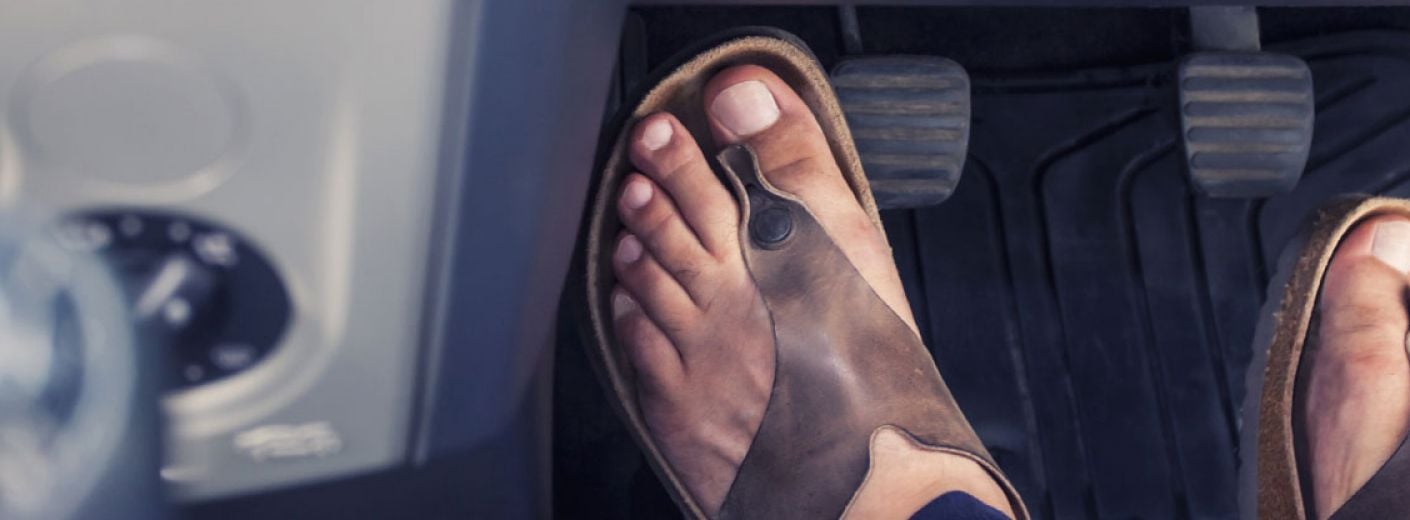 Why Is It Illegal To Drive Barefoot