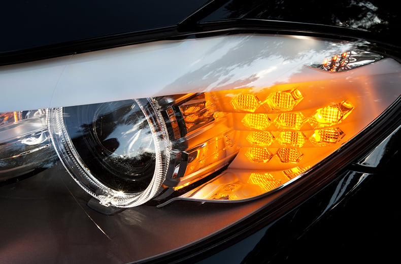 When should I switch on my car headlights? 